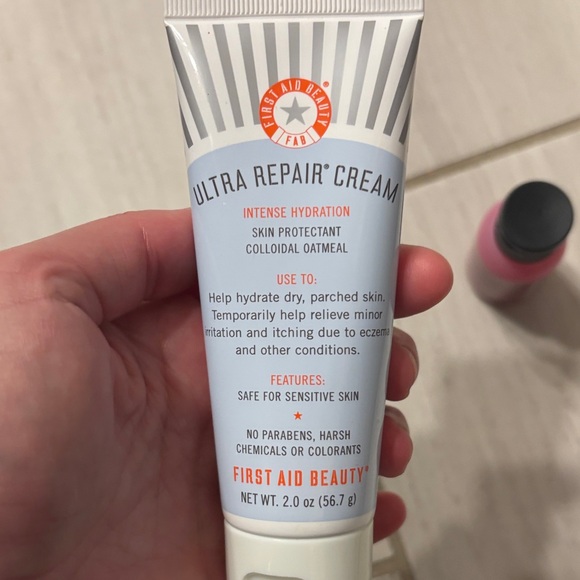 First Aid Beauty Ultra Repair Cream and Philosophy Raspberry Sorbet Duo - Picture 5 of 6